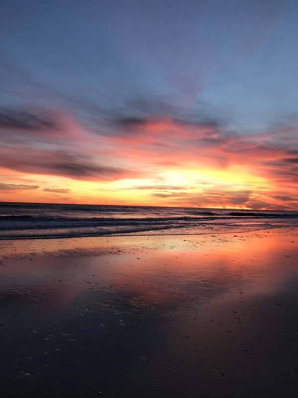 Christmas Day Sunset - Atlantic Beach, NC
